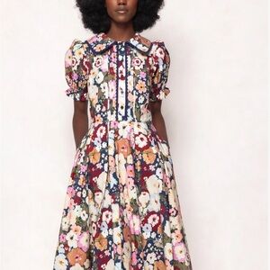 Ivy City Co Multicolor Floral Midi Dress